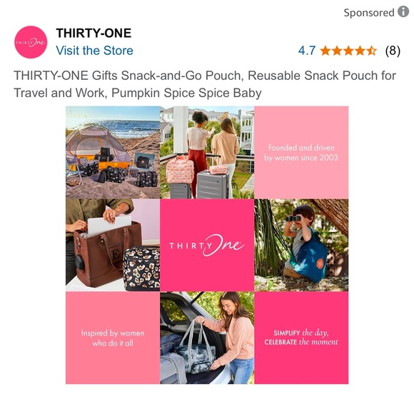 COPY - Thirty One Snack and Go Pouch NWT - Picture 3 of 8